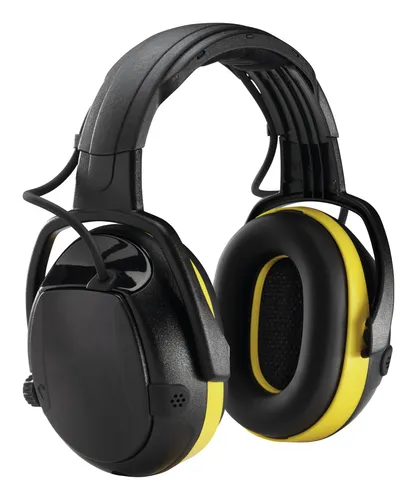 Hellberg Active Kopfbügel - 47002-001 - Kapselgehörschützer mit aktiver Geräuschreduzierung und hohem Tragekomfort, ideal für laute Arbeitsumgebungen