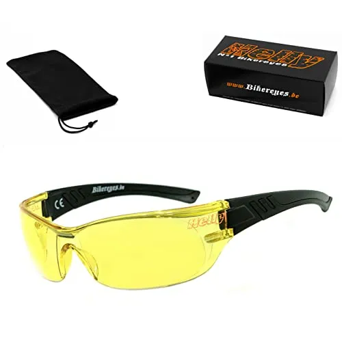 Helly No.1 Bikereyes Motorradbrille i-cut mit XENOLIT® Gläsern - Brillen für Motorradfahrer, mit kontrastverstärkenden XENOLIT® Qualitätsgläsern für optimale Sicht und Sicherheit bei jedem Wetter.