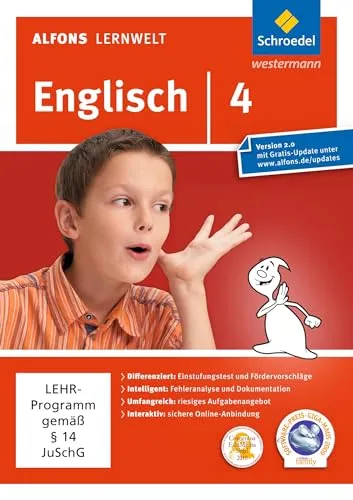 Alfons Lernwelt Lernsoftware Englisch 4 – DVD-ROM von Schroedel Verlag Gmbh