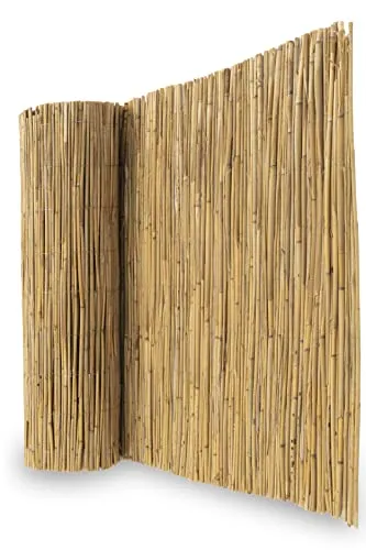 MC.Sammler Schilfrohrmatte 90x600 cm - Gartensichtschutz aus 100% Naturmaterial, witterungsbeständig und langlebig, ideal für Balkon und Garten, schützt vor Wind und neugierigen Blicken.