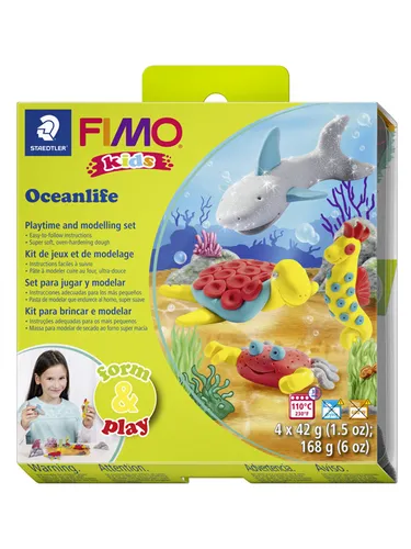 Staedtler Set Mod. clay FIMO kids F&P Oceanlife 8034 14 LZ