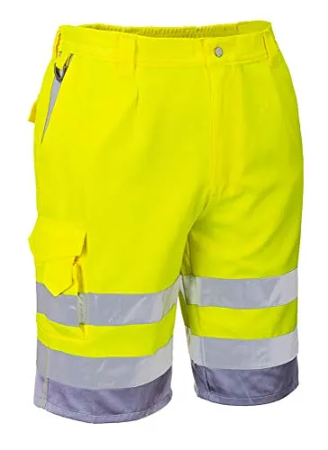 Portwest - Herren Sicherheit Shorts - XXL, Gelb