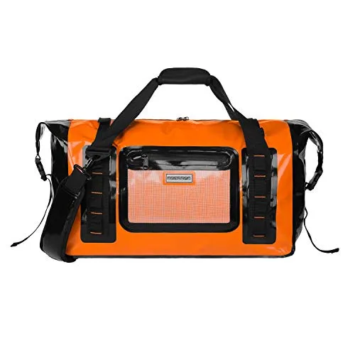 anndora Wasserfeste Reisetasche 50L - Ideale Sport- und Segeltasche - Reisetasche aus wasserdichtem Tarpaulin, perfekt für Paddel- und Bootsport. Leicht, robust und mit IPX4-Schutz gegen Spritzwasser. Inklusive Innentasche mit Reißverschluss.