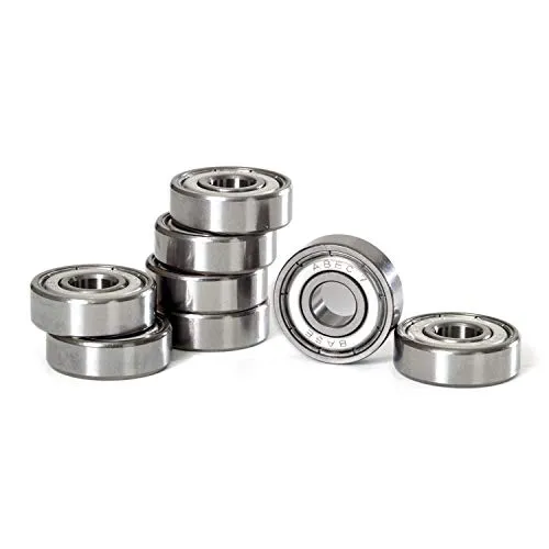 BASE 8ER Röhrchen Inline Kugellager ABEC 9 - Inline Hockey Bearing, auch für Waveboard, Skateboard, Longboard, Inline Skate aller Marken