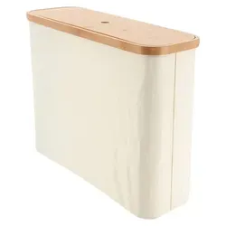 Aufbewahrungsbox für Toilettenpapier mit Bambusdeckel