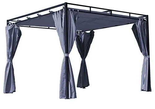Quick Star Pavillon-Ersatzdach Firenze 3x3m Grau