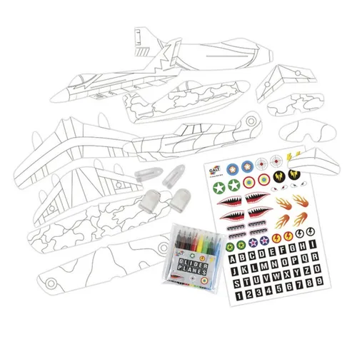 Jumbo Spiele Modelleisenbahn-Figur Galt Toys, Glider Planes, Craft Kit for Kids, Ages 5 Years Plus
