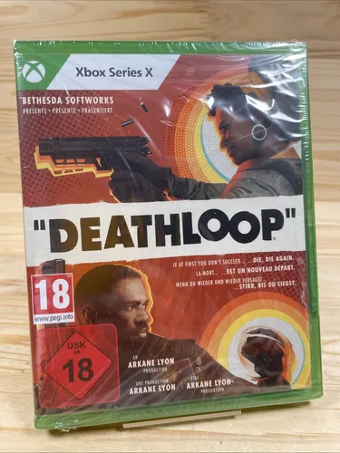 DEATHLOOP | Metal Plate Edition [Xbox Series X] - Exklusive Metal Plate Edition für Xbox Series X, mit einer einzigartigen Retro-Future-Welt, die zum Entdecken und Lernen aus Fehlern einlädt.
