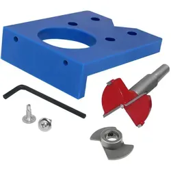 WANGCL Scharnier-Bohrvorrichtung 8 x 35 mm – Präzises DIY-Werkzeug für Holzbearbeitung