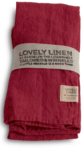 Stoffservietten Rot von Lovely Linen