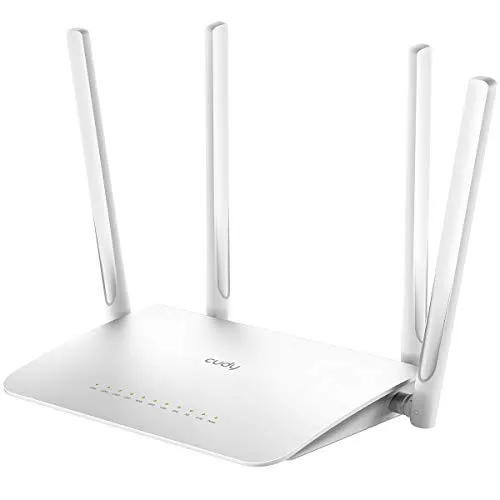 cudy WLRO AC1200 Gigabit Wi-Fi Mesh Router - Router & Firewall mit blitzschnellem AC1200 Dualband-WLAN, ideal für nahtloses Streaming und Gaming in großen Haushalten.
