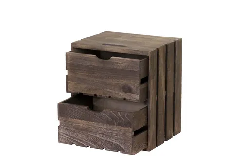 MCW Kommode MCW-C62, 2 Schubladen, vielseitige Aufbewahrung in braun von MCW