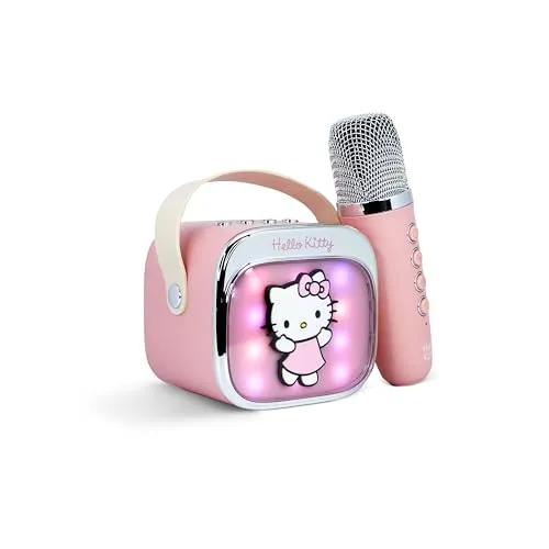 OTL Karaoke-Lautsprecher Hello Kitty mit Mikrofon und LED von OTL Technologies