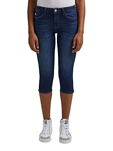 ESPRIT Damen 991CC1B317 Jeans, 901/BLUE Dark WASH, 25