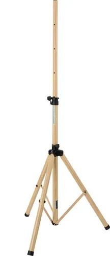 Pronomic SPS-1S HO Boxenstativ - Stabil und Ausziehbar - Boxenstativ aus Stahl mit Holzoptik, belastbar bis 50 kg und ausziehbar von 120 bis 193 cm, ideal für professionelle Anwendungen.