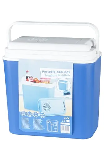 All Ride tragbare thermo-elektrische Kühlbox, 22 Liter, 12 V, 30x23x40 cm, Weiß