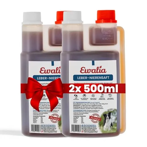 NEU! EWALIA Leber-Nierensaft für Hunde