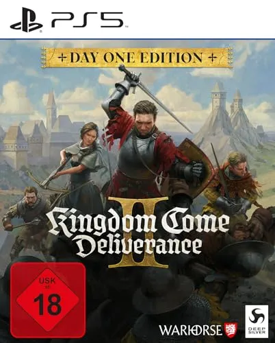Kingdom Come: Deliverance II Day One Edition - [PlayStation 5] - Rollenspiel für PS5, USK 18, erlebe ein packendes Mittelalter-Abenteuer mit realistischen Grafiken und authentischer Story.