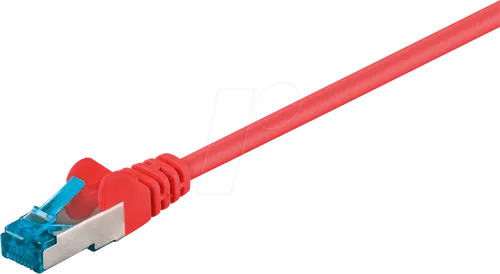 PATCH-C6AQ 1 RT - Cat.6a High Quality-Patchkabel,rot,1 m