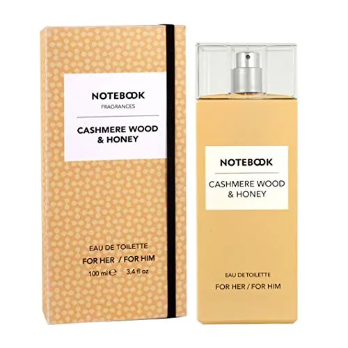 Notebook Eau de Toilette Cashmere Wood & Honey, Unisex-Frische, Zitrusduft, 100 ml