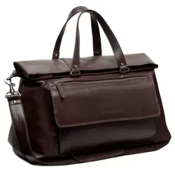 The Chesterfield Brand Lazio Travelbag Brown - Geräumige Reisetasche mit 50 x 34 x 22,5 cm, ideal für Reisen und zuverlässige Begleiter