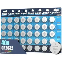 ALPALIUM CR2032 Knopfzellen Batterien 40 Stück – Zuverlässige Energie für Ihre Geräte