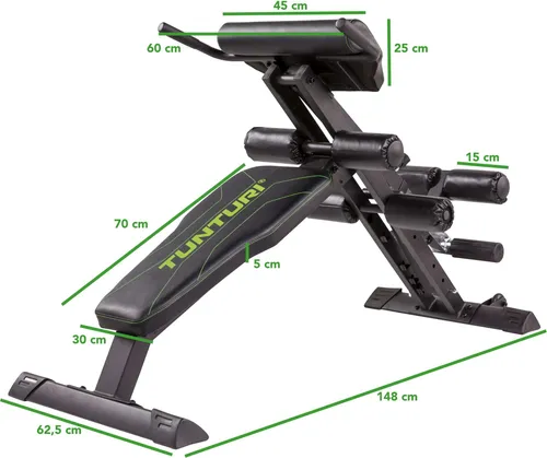 Tunturi CT80 Rückentrainer & Bauchtrainer