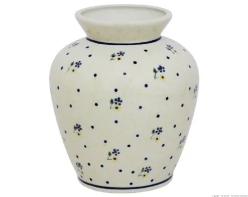 Original Bunzlauer Keramik Vase / Blumenvase , Höhe 17,0cm im Dekor 111