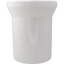 BADfabrik24 WC-Anschlusstutzen DN110 150mm weiß aus Kunststoff