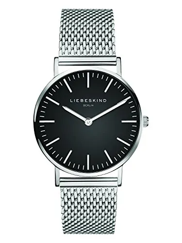Liebeskind Berlin Armbanduhr LT-0096-MQ Silber - Elegante Armbanduhr für Damen mit hochwertigem Edelstahl Mesharmband und poliertem Edelstahlgehäuse. Wasserdicht bis 5 bar und ideal für jeden Anlass.