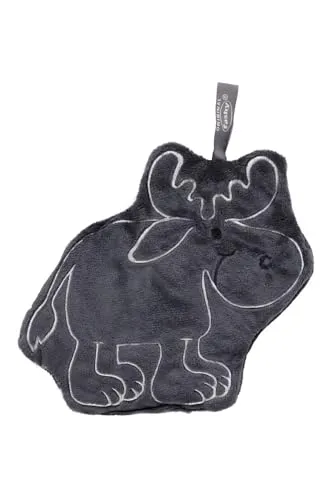 Fashy Wärmekissen Elch „Enno“ mit Kirschkernfüllung, anthrazit