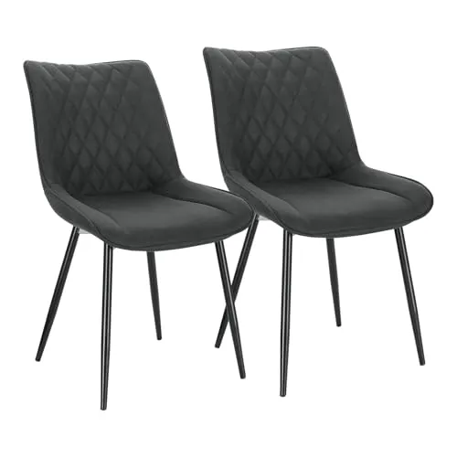 WOLTU Esszimmerstühle 2er Set - Komfortable Polsterstühle für Ihr Zuhause - Esszimmerstühle mit robustem Stoffbezug und stabilen Metallbeinen, ideal für Küche, Wohnzimmer oder Büro. Ergonomisches Design für maximalen Sitzkomfort und Langlebigkeit.