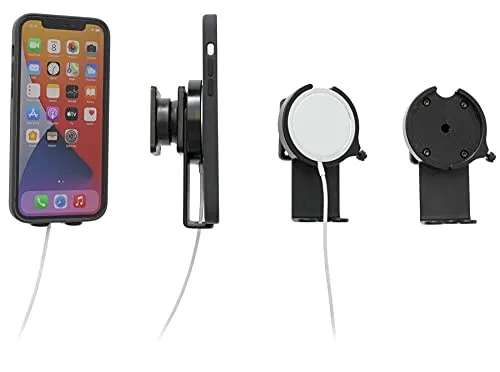 Brodit Gerätehalter 216176 | Made IN Sweden | für Smartphones - Apple iPhone 12, iPhone 12 Pro Max, iPhone 12 Pro, iPhone 12 Mini, schwarz, 971870