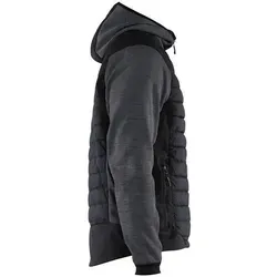 Blaklader 593021179899XL Hybrid Jacke - Dunkelgrau/Schwarz, Größe XL - Funktionsjacke aus 100% Polyester, bietet optimale Bewegungsfreiheit und ist ideal für aktive Arbeiten im Freien.