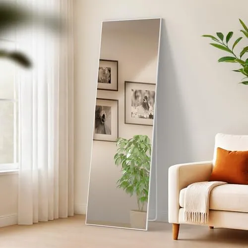 Produktbild CLP Benicia Stand- und Wandspiegel 160x50 cm in Weiß Matt