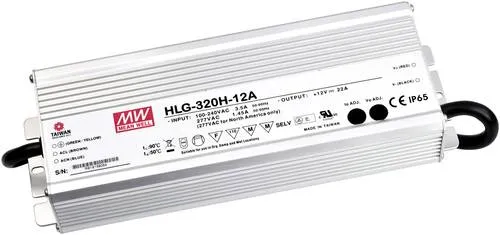 Mean Well MW HLG-320H-48A LED-Treiber - LED-Trafo mit Konstantspannung und Konstantstrom, ideal für anspruchsvolle Beleuchtungsprojekte, IP65 Schutzklasse für den Einsatz im Freien.