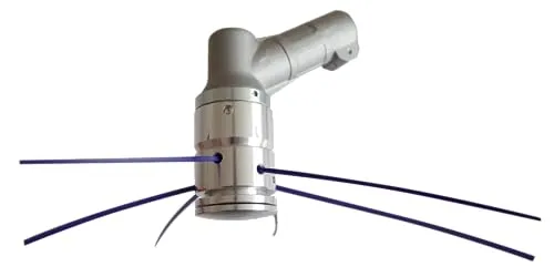 Ratioparts Freischneider Alu Fadenkopf Trottola Maxi Combi, Aufnahme 20,0/25,4 mm