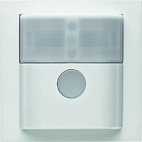 Berker 85341189 Bewegungsmelder S.1 B.3 B.7 - glänzend, energieeffizient mit Memory-Funktion und Party-Modus für optimale Lichtsteuerung