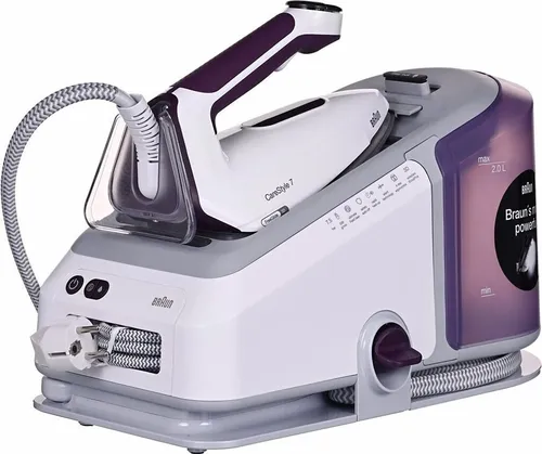 Braun CareStyle 7 IS 7266 VI - 2700 W Bügelstation mit 2 l EloxalPlus Sohle, effizientes Dampfen für faltenfreies Bügeln