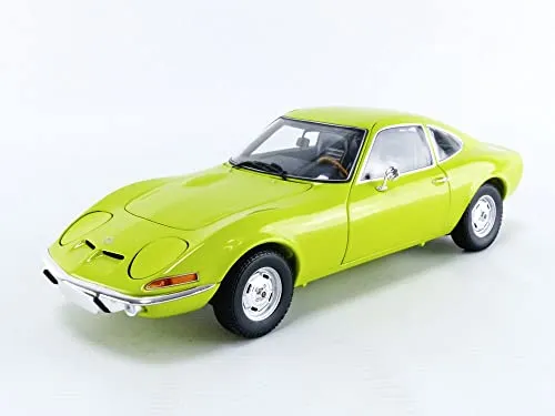 Minichamps 1:18 OPEL GT 1970 - YELLOW - Modellbau, 1:18 Maßstab, detailgetreues Sammlermodell des legendären OPEL GT in strahlendem Gelb.