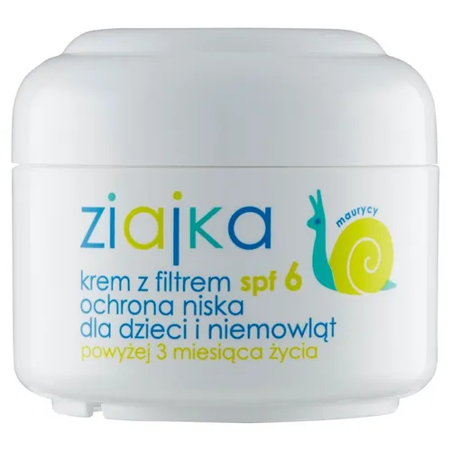 Ziajka krem z filtrem SPF6 dla dzieci i niemowląt 50ml Ziaja 5901887001362