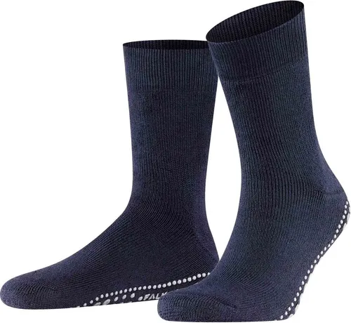 FALKE Uni Socken - Homepads, Hausstrümpfe, Noppen, Merino-Wolle Dunkelblau 39-42
