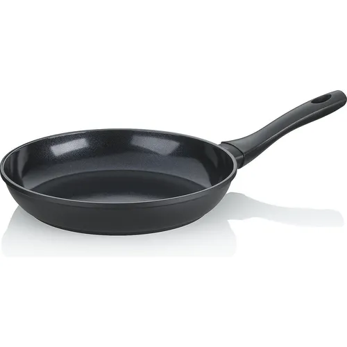 kela Bratpfanne Atura Ø28cm - Hochwertige Aluguss-Pfanne in Schwarz, ideal für gleichmäßiges Braten und leichte Reinigung, perfekt für die moderne Küche.