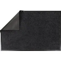 Schmutzfangmatte CLEAN - Schwarz - 90x120cm - Fußmatte CLEAN: Robuste und saugstarke Lösung für Sauberkeit im Eingangsbereich, schwer entflammbar und rutschhemmend für maximale Sicherheit.