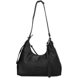 FredsBruder My Bestie Schultertasche aus Leder 41 cm in schwarz von FREDsBRUDER