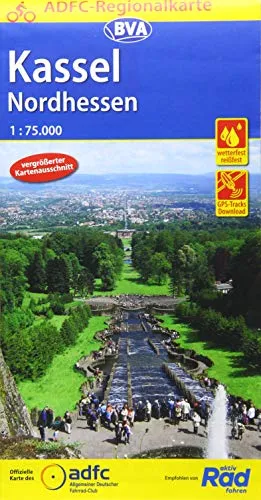 ADFC-Regionalkarte Kassel Nordhessen, 1:75.000, reiß- und wetterfest, GPS-Tracks Download: Offizielle Karte d. Allgemeinen Deutschen Fahrradclub (ADFC-Regionalkarte 1:75000)