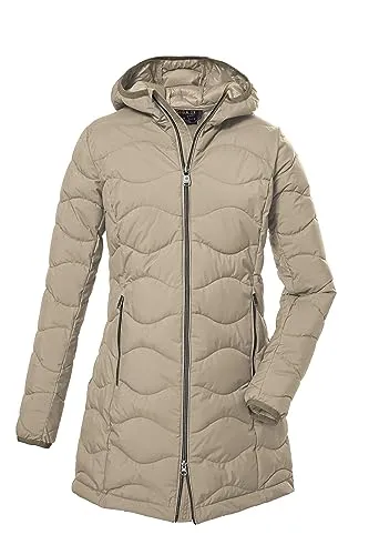 G.I.G.A. DX Damen Steppparka mit Kapuze - Funktionsjacke in Daunenoptik, wasserabweisend und atmungsaktiv, ideal für Outdoor-Aktivitäten bei jedem Wetter.