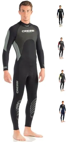Cressi Morea Wetsuit Full Black/Silver Man XXL/6 von Cressi