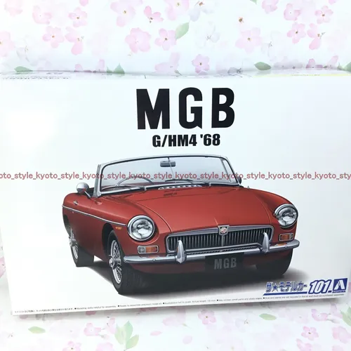Aoshima Die Modellauto 101 Blmc G/HM4 Mg-B MK-2 1968 1/24scale Set 56851JP