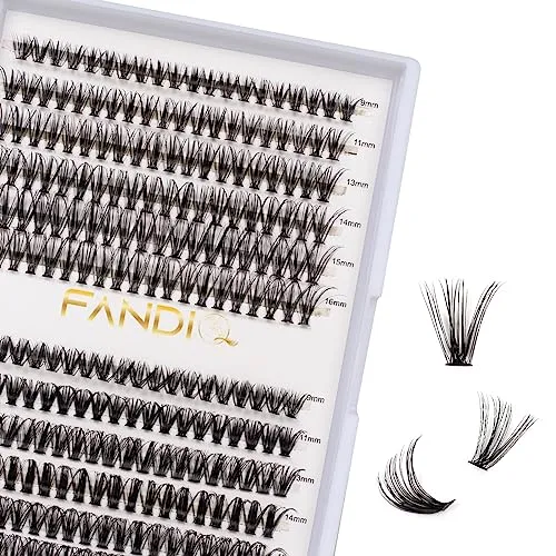 Pcs Individual Lashes Cluster Lashes,30D+40D D Curl 9-16Mix Lash Clusters Soft Eyelashes False Eyelashes DIY Lash Extension At Home (30D+40D-0.07D,9-16mix) 240